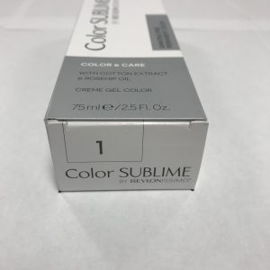 Color SUBLIME BY REVLONISSIMO 1 noir 75ml